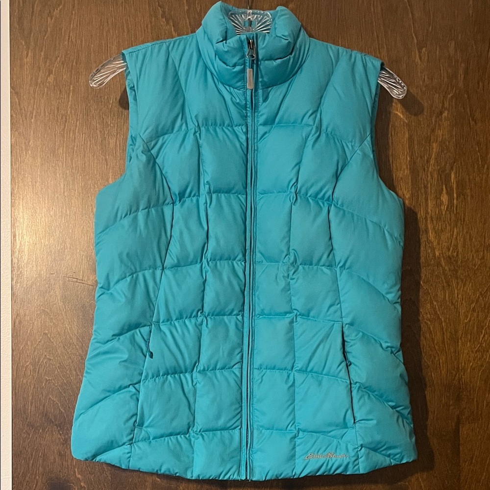Eddie Bauer Women's Teal Puffer Vest